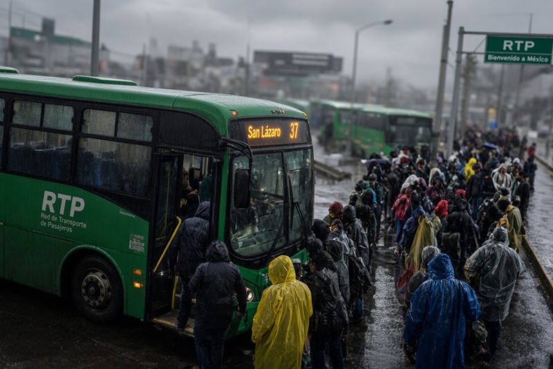 Cierre en Línea 12 y lluvias complican la movilidad en la CDMX
