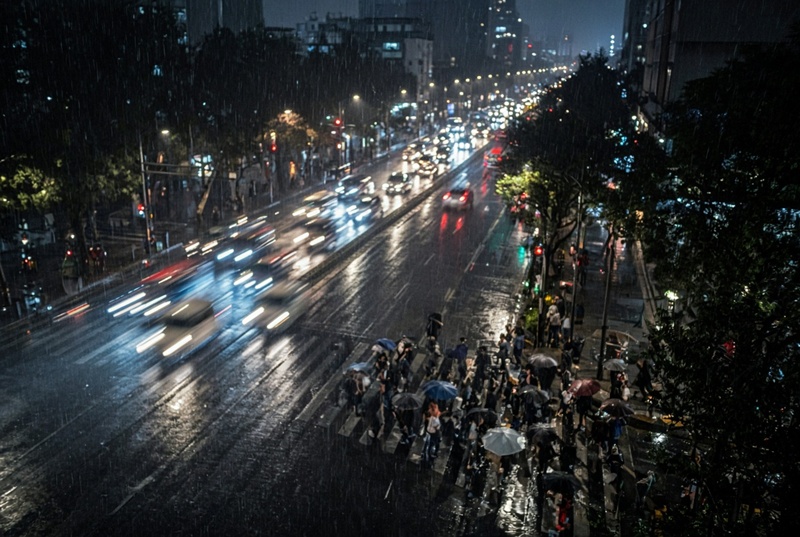 Lluvias y marchas reducen 30% la velocidad vial en la CDMX
