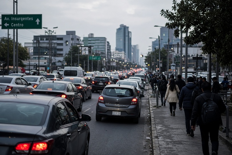 Bloqueos en CDMX por 15 movilizaciones afectan movilidad este 25 de septiembre
